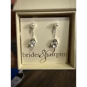 Bride and Hairpins Dangle Earrings AMARI - NWOT, $70 Value